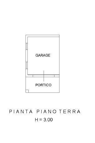 PIANTA GARAGE