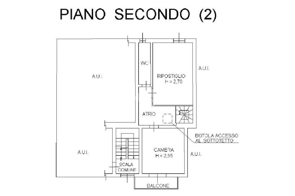 planimetria dinamica piano secondo