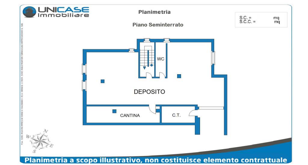 planimetria piano seminterrato