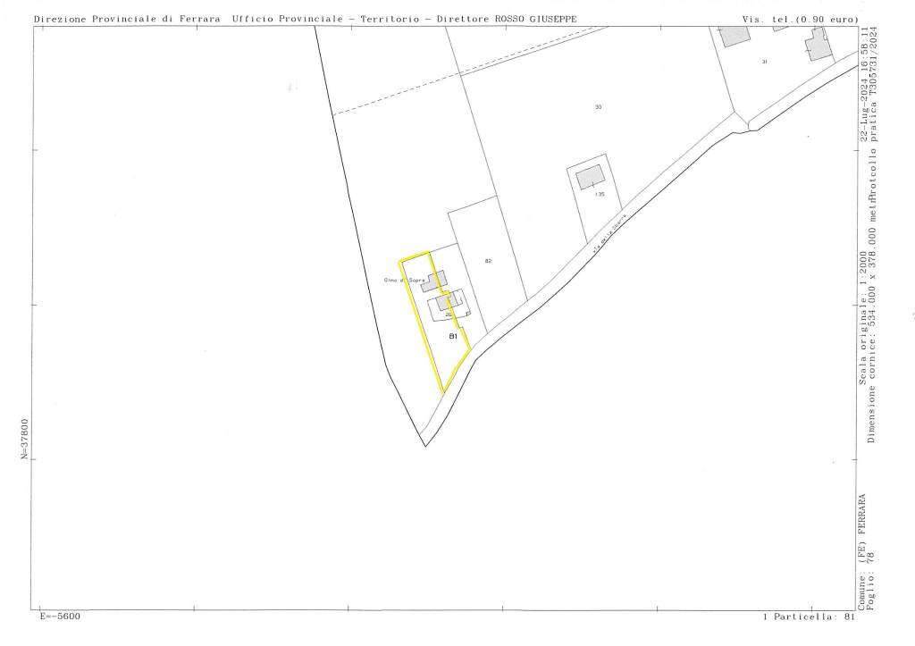 MAPPA giardino part 81 evidenziata