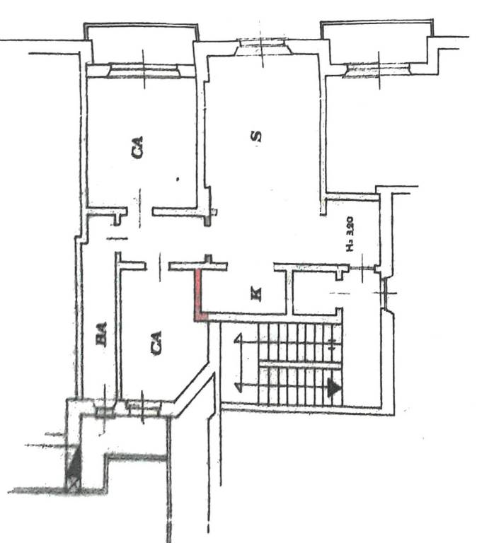 planimetria modificata