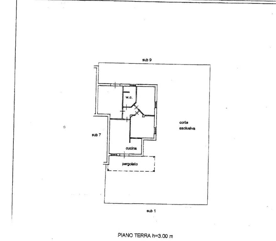 plan. piano terra (giardino piccolo)