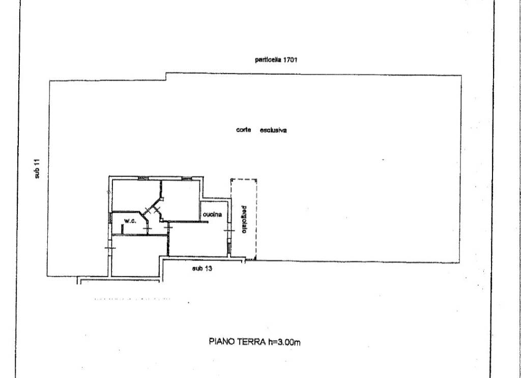 plan piano terra giardino grande