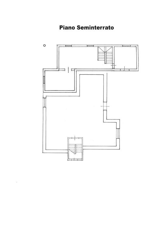 Piantina Piano Seminterrato