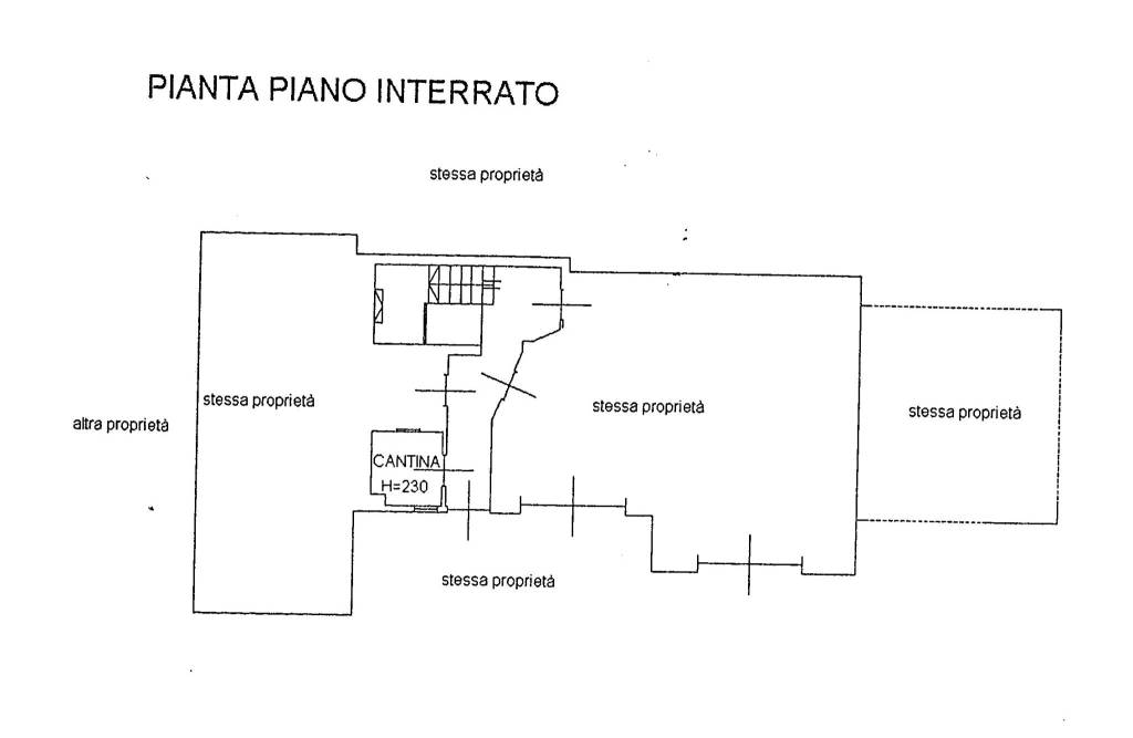 planimetria cantina