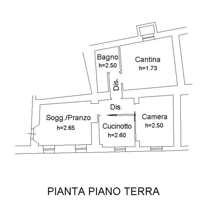 planimetria sub 11 x siti