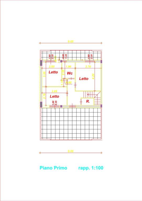 Pianta 1° P