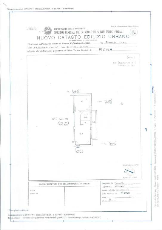 Planimetria via delle dalie 1