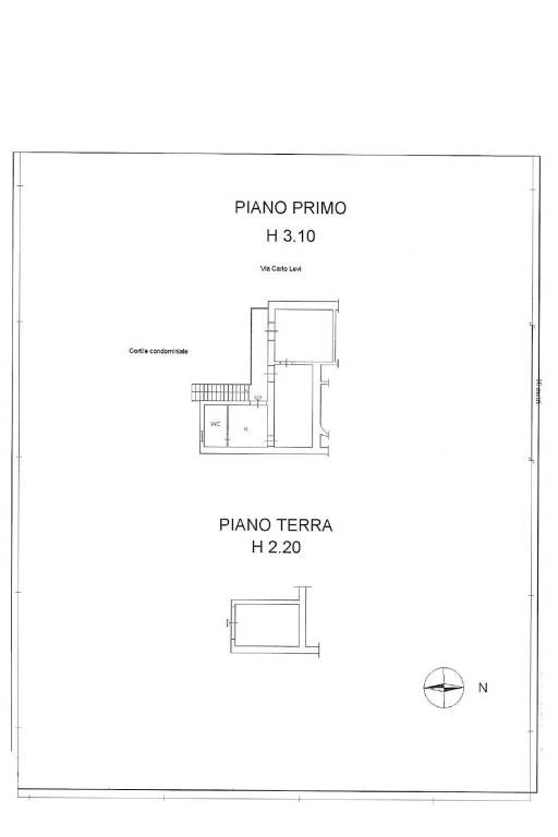 Planimetria casa e box