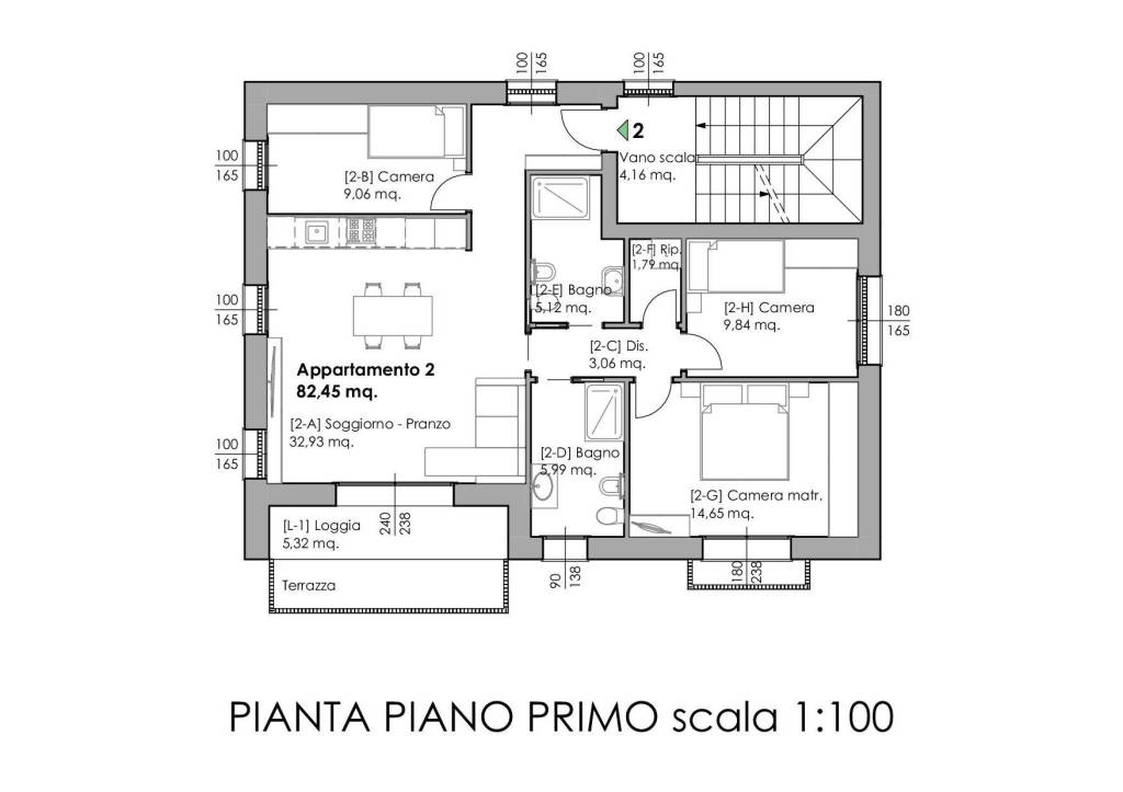 PIANTA PIANO PRIMO 50