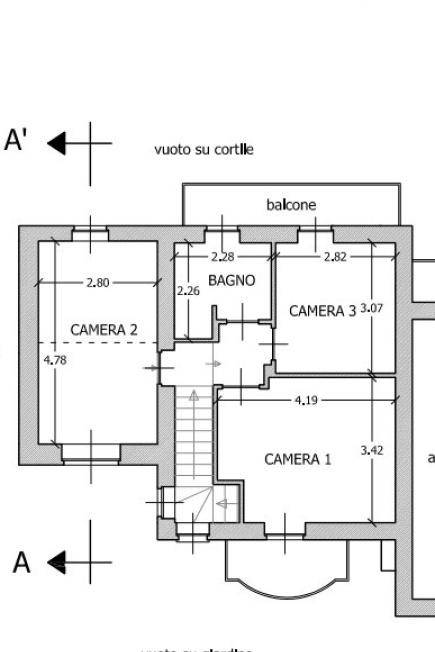 Pianta Piano 1°