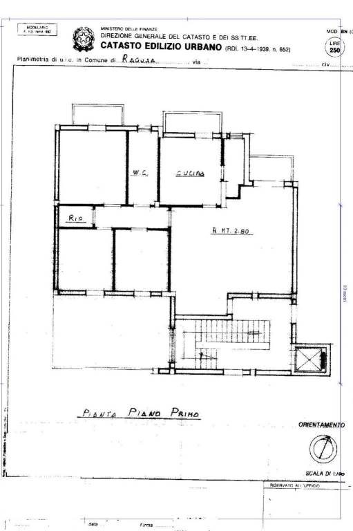 planimetria apaprtamento rif. 341 1