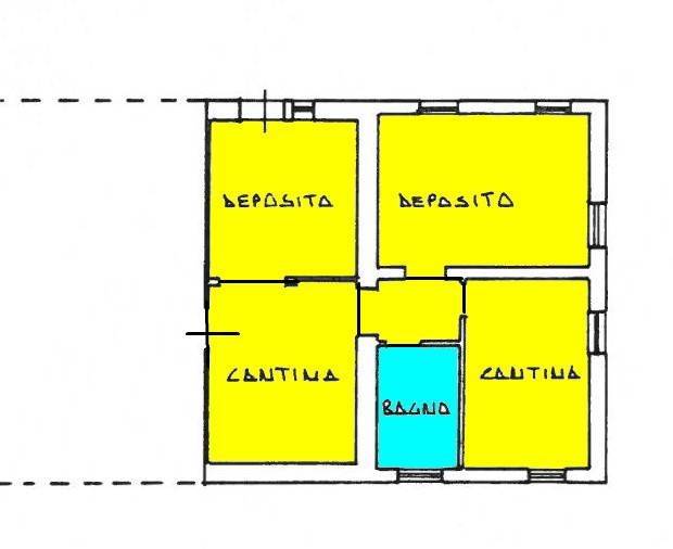 planimetria piano seminterrato vergari