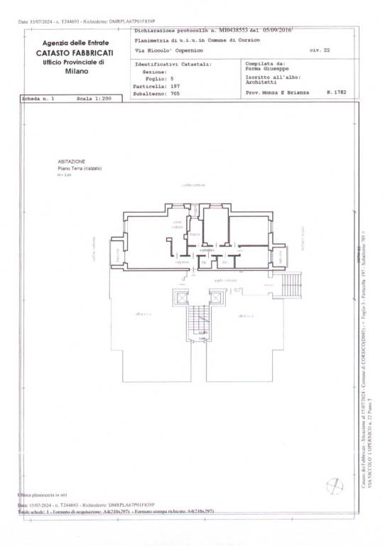 07 Planimetria Catastale via copernico 22 1