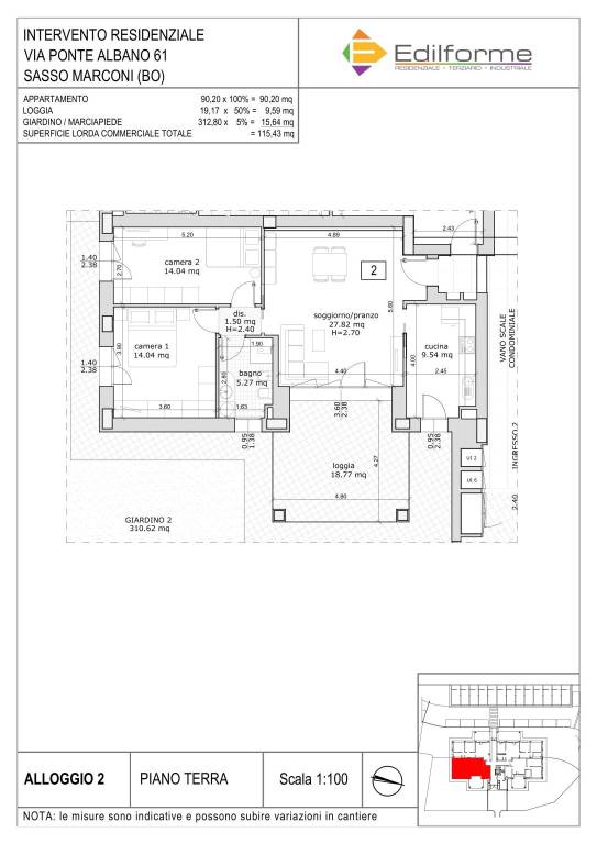 Scheda commerciale Alloggio 2 1