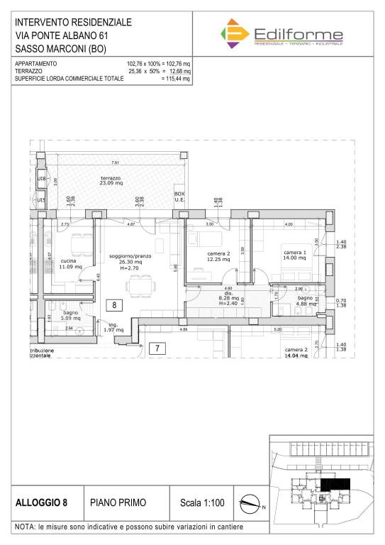 Scheda commerciale Alloggio 8 1