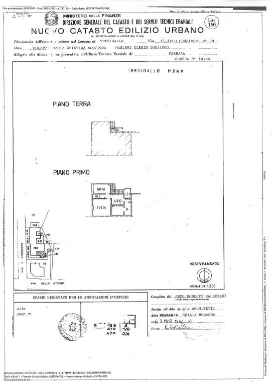 PLANI piano 1°