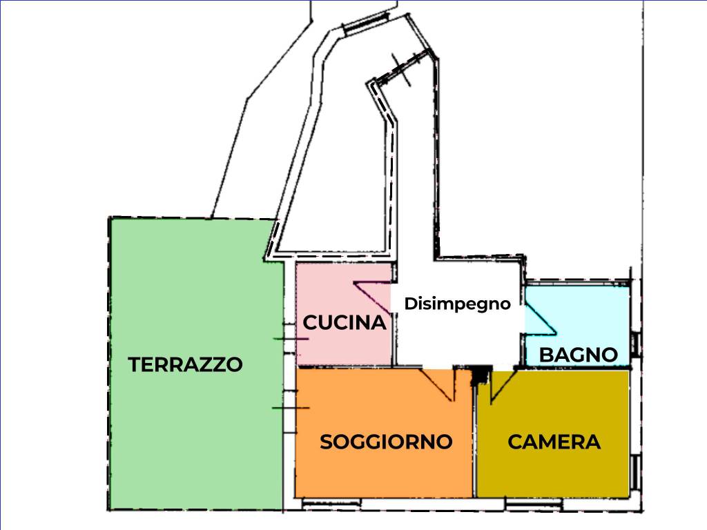 Planimetria con ambienti