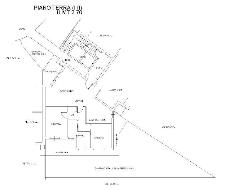 Planimetria piano terra