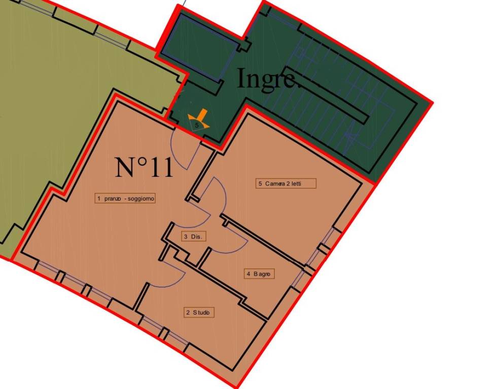 N11MIDASUB89 PLANIMTRIA STATO DI FATTO