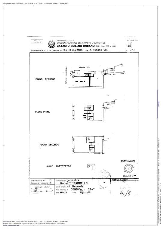 COMUNE SESTRI LEVANTE FGL 18 PART 184 SUB 16 1