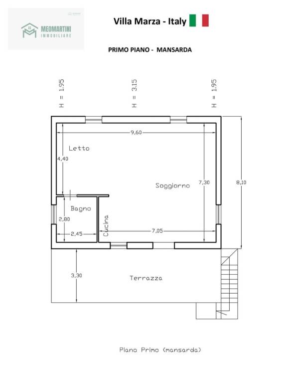 Planimetria Primo Piano 