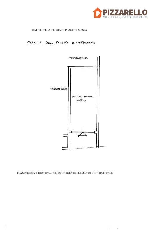 planimetria autorimessa