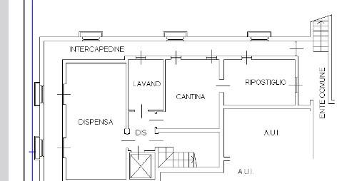 PLANIMETRIA PIANO SEMINTERRATO 