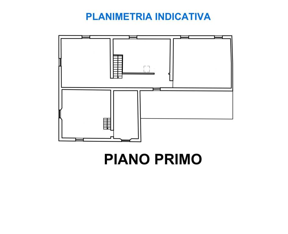 Planimetria piano primo