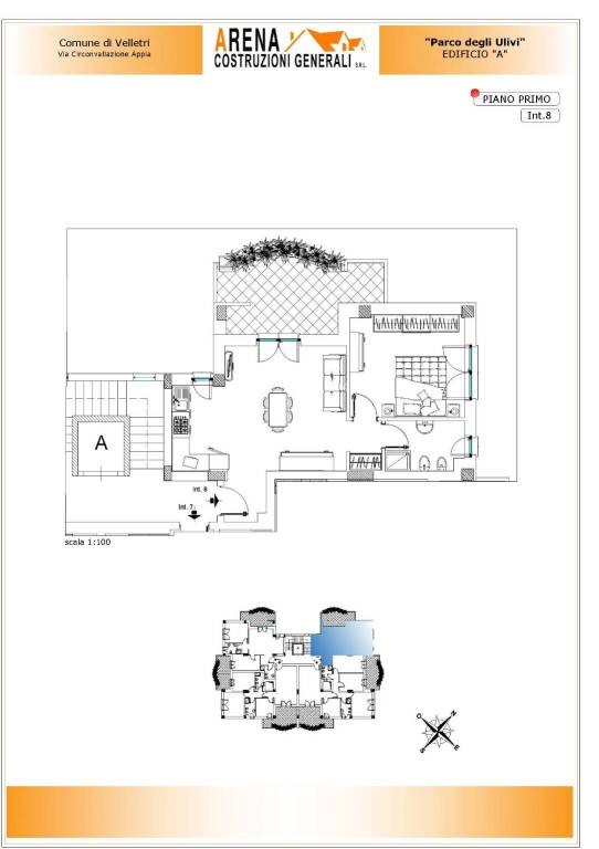 Edificio A - Architettonico planimetrie di vendita