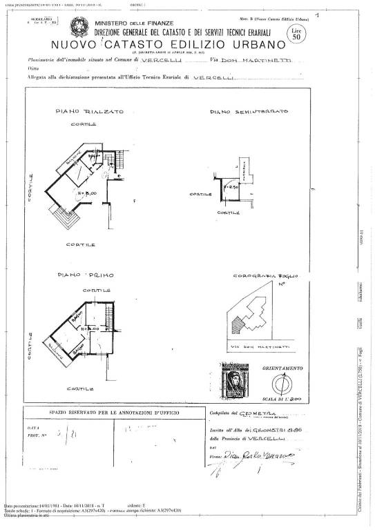 Planimetria abitazione