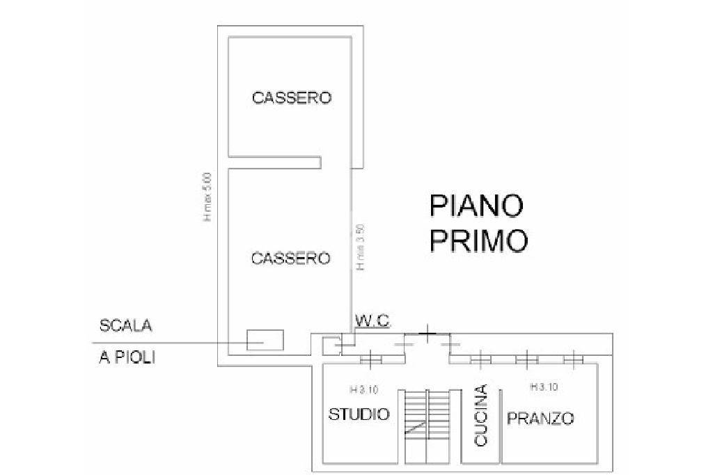 planimetria virtuale piano primo