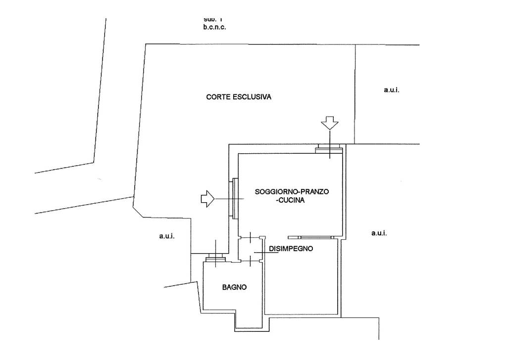 Planimetria appartamento 1