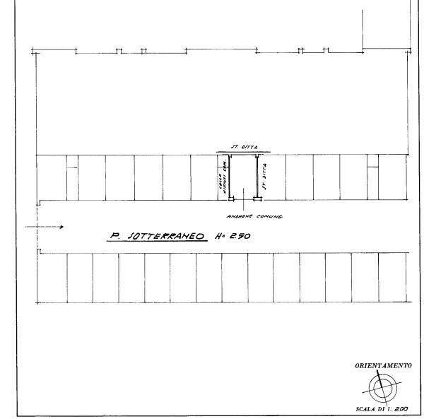 Planimetria box auto