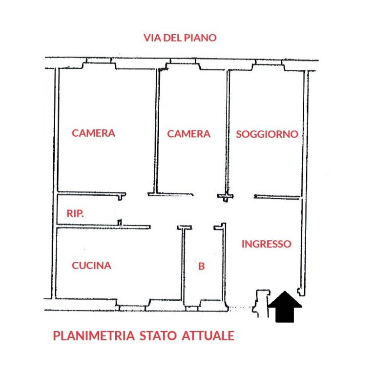 PLANIMETRIA STATO ATTUALE