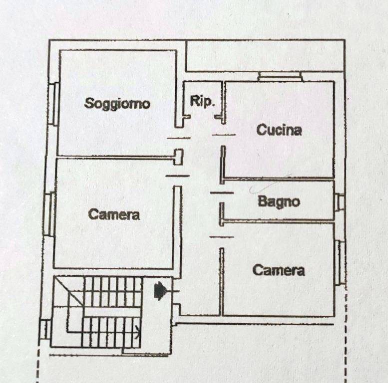 planimetria appartamento vendita Saval Verona imm.