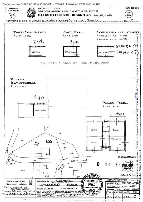 ALLEGATO A ALLA RTI DEL 31-05-2022 PLAN FGL 23 PAR