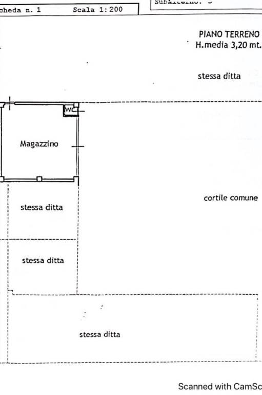 Planimetria box doppio