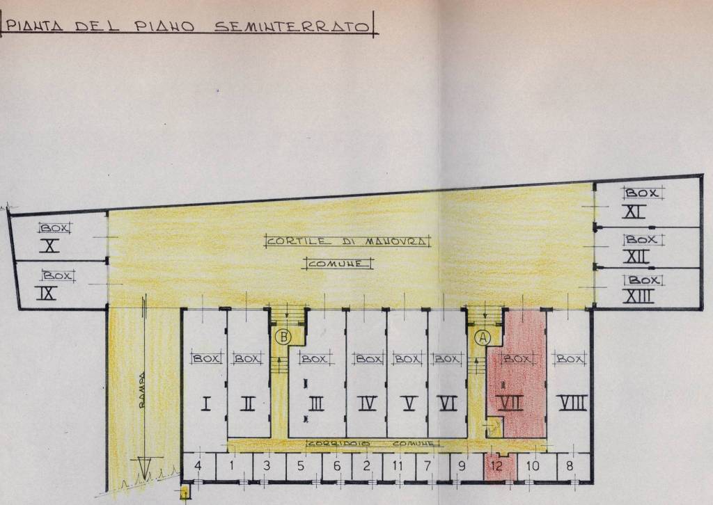 GUARINI 8 - pln piano SEMINTERRATO BOX e CANTINA 1