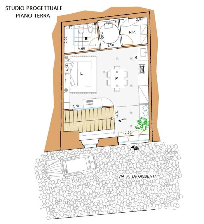 PLANIMETRIA POSSIBILE REALIZZAZIONE PIANO TERRA