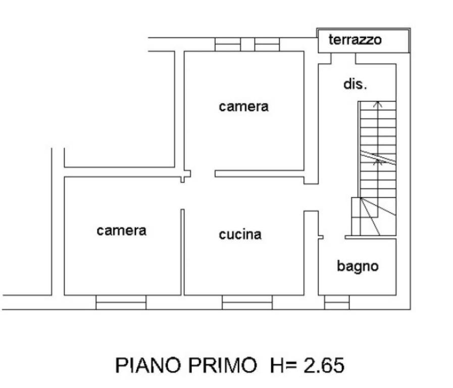 planimetria primo piano 