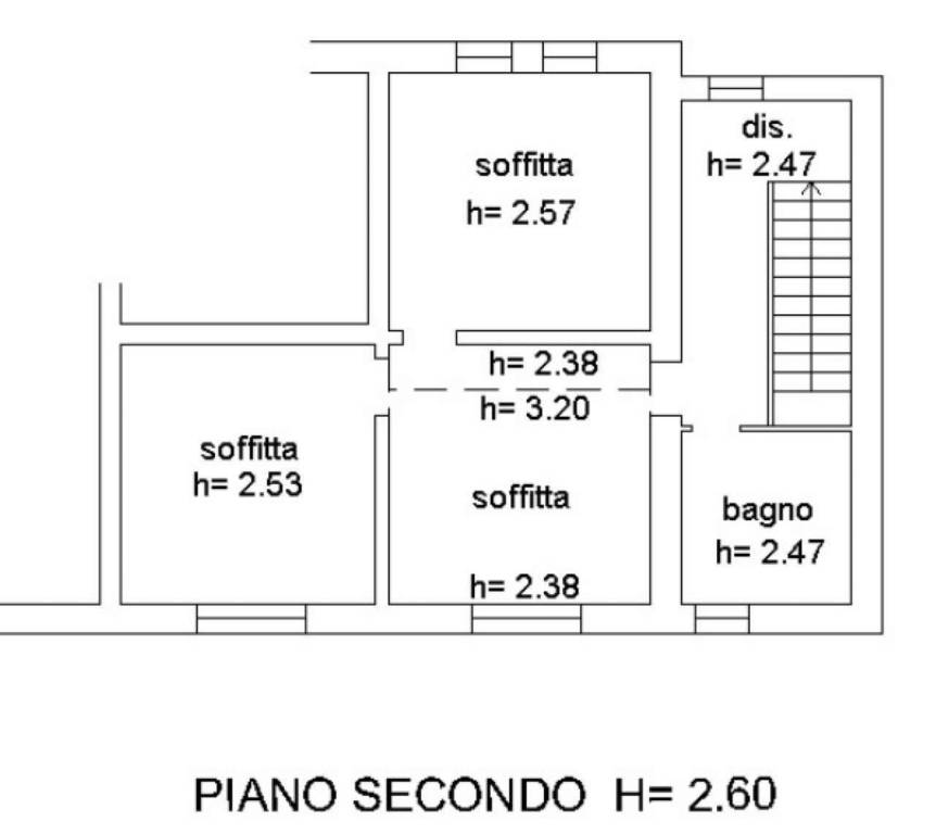 planimetria secondo piano 