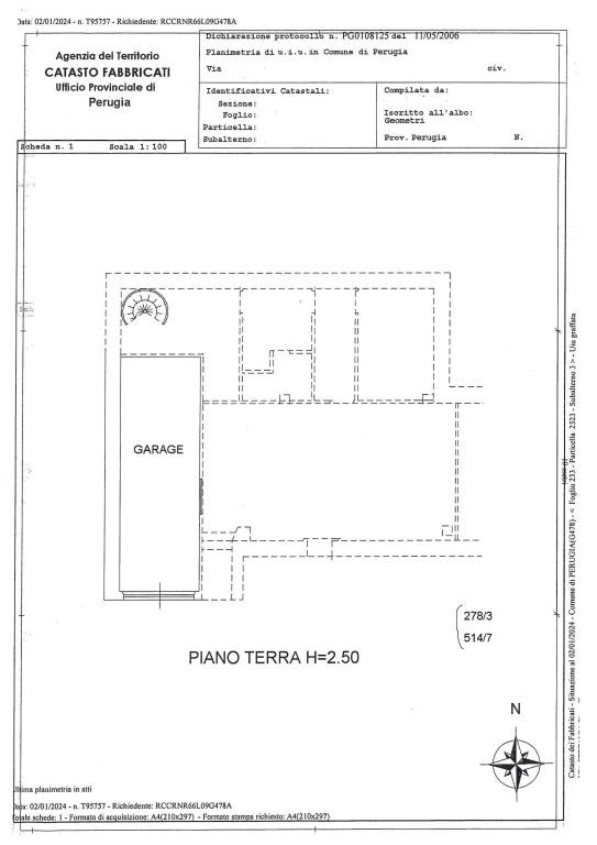 GARAGE Via Stefania - Case Bruciate