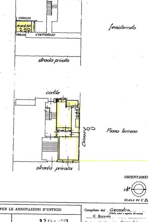 Plan Via San Giovanni 1