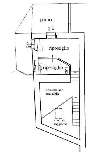 Planimetria piano secondo