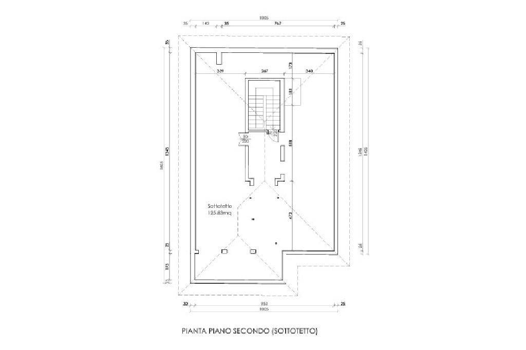 piano secondo sottotetto