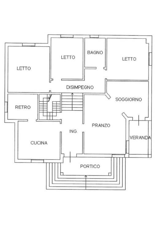 Planimetria Catastale Abitazione P.R.