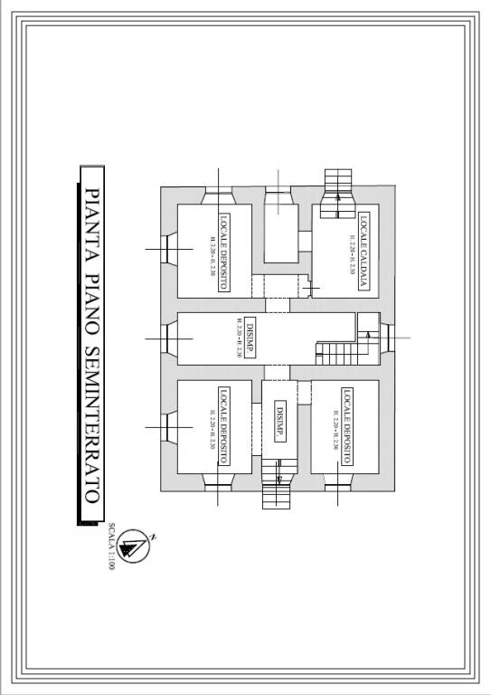 planimetria seminterrato