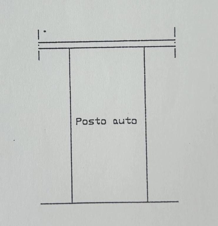 Planimetria posto auto 