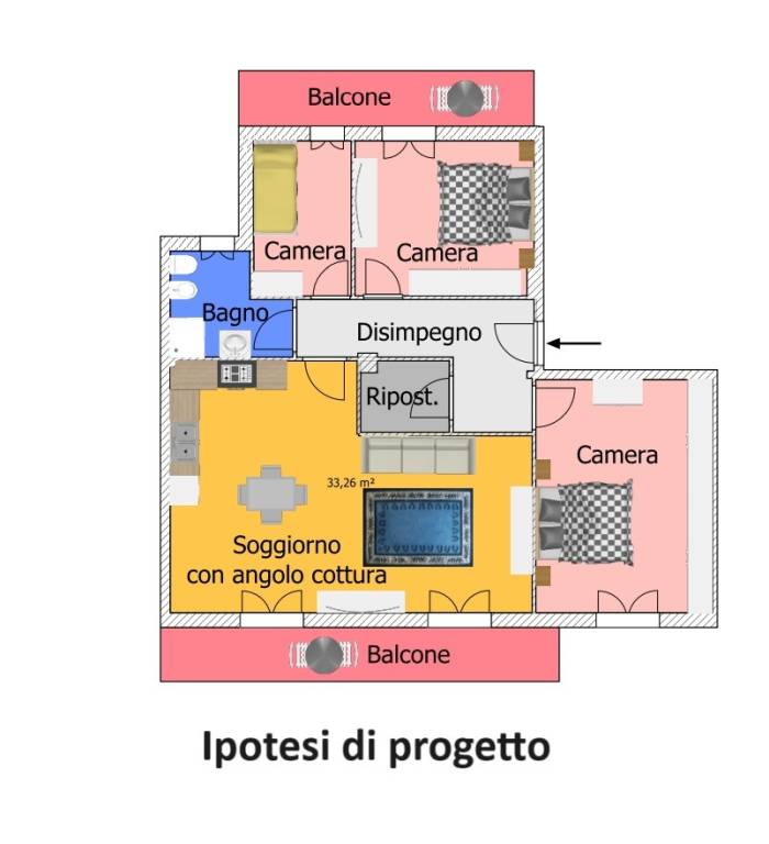 ipotesi di progetto via martiri